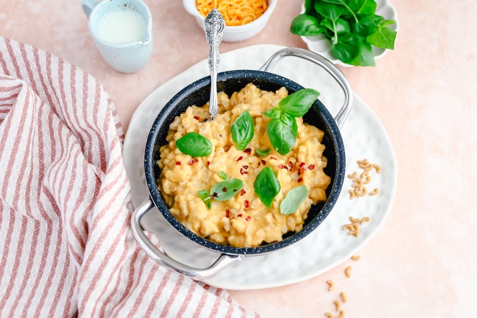 Healthy mac & cheese