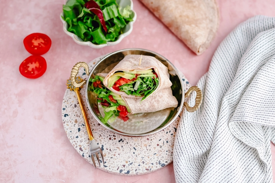 Turkey & avocado wrap