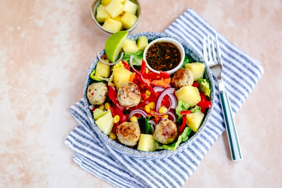 Hawaiian turkey salad
